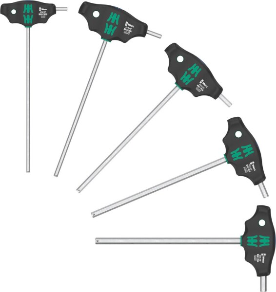 Wera 05136070001 5-delige 454/5 HF SHK Set 1 Hex-Plus T-Greep Schroevendraaierset - Default image for the product