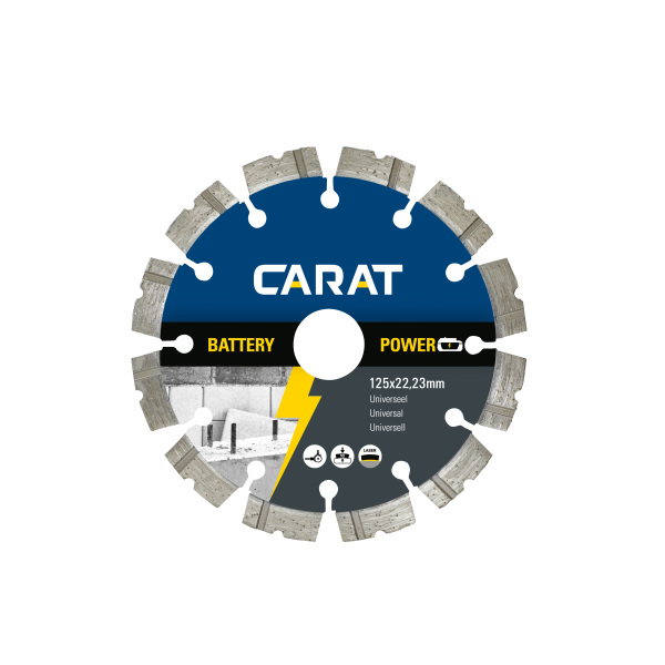 Carat CBP1253000 Diamantzaagblad Voor Droogzagen - 125 X 22,23mm - Universeel