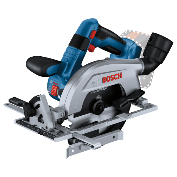 Bosch GKS 18V-57-2 L 18V Li-ion Accu Cirkelzaag Set (2x 5.5Ah) In L-Boxx - 165mm - Detailed view of the product