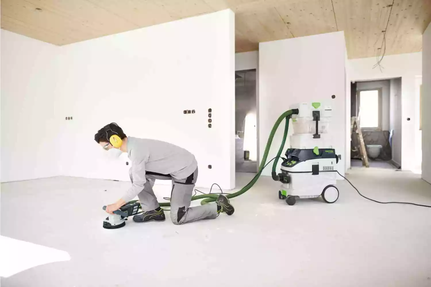 Festool RG 130 ECI-Set DIA HD Renovatieslijpmachine In Systainer - 1600W - 130mm thumbnail 4