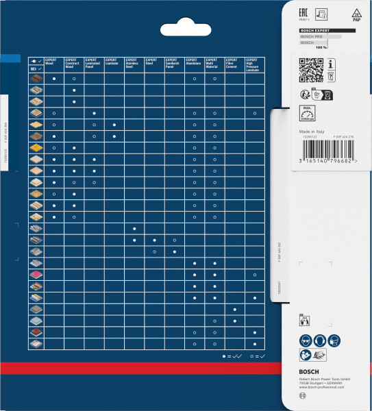 Bosch 2608644102 Expert Cirkelzaagblad - 190 X 30 X 56T - Aluminium - Carbide - Detailed view of the product