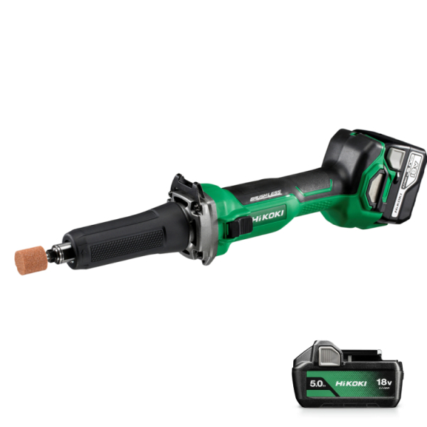 HiKOKI GP18DAWGZ Accu Rechte Slijpmachine 18V - 2x 5.0Ah Accu - 50mm - Kunststof Koffer - Default image for the product