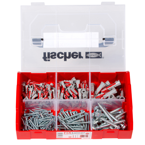 Fischer 536162 210-delige FixTainer DuoPower Pluggen-/schroevenset -Ø6, Ø8, Ø10mm - Detailed view of the product