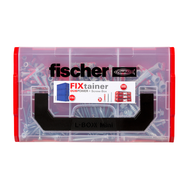 Fischer 536162 210-delige FixTainer DuoPower Pluggen-/schroevenset -Ø6, Ø8, Ø10mm - Detailed view of the product