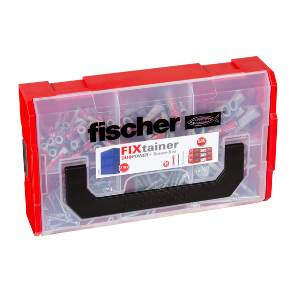 Fischer 536162 210-delige FixTainer DuoPower Pluggen-/schroevenset -Ø6, Ø8, Ø10mm - Detailed view of the product