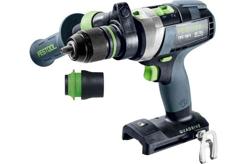 Festool TPC 18/4 I-Basic QUADRIVE 18V Li-Ion Accu Klopboormachine Body In Systainer - 75Nm - Detailed view of the product
