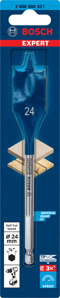 Bosch 2608900321 EXPERT Speedboor Self Cut Speed, Zeskantschacht 24 X 152mm - Detailed view of the product