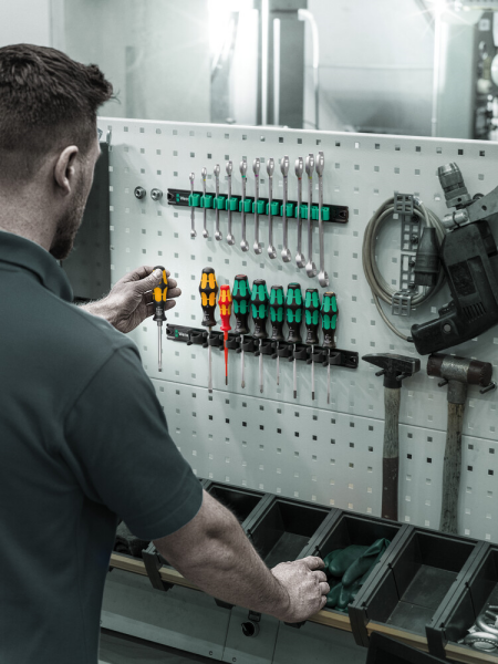 Wera 05051012001 9650 9-delig Magneetstrip Kraftform Schroevendraaierset - Detailed view of the product