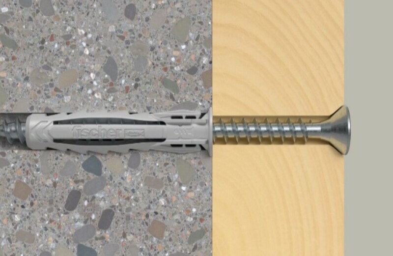 Fischer 568206 SX Plus Pluggen - 6 X 30mm - Met Schroef 4,5 X 40mm (50 St) - Detailed view of the product