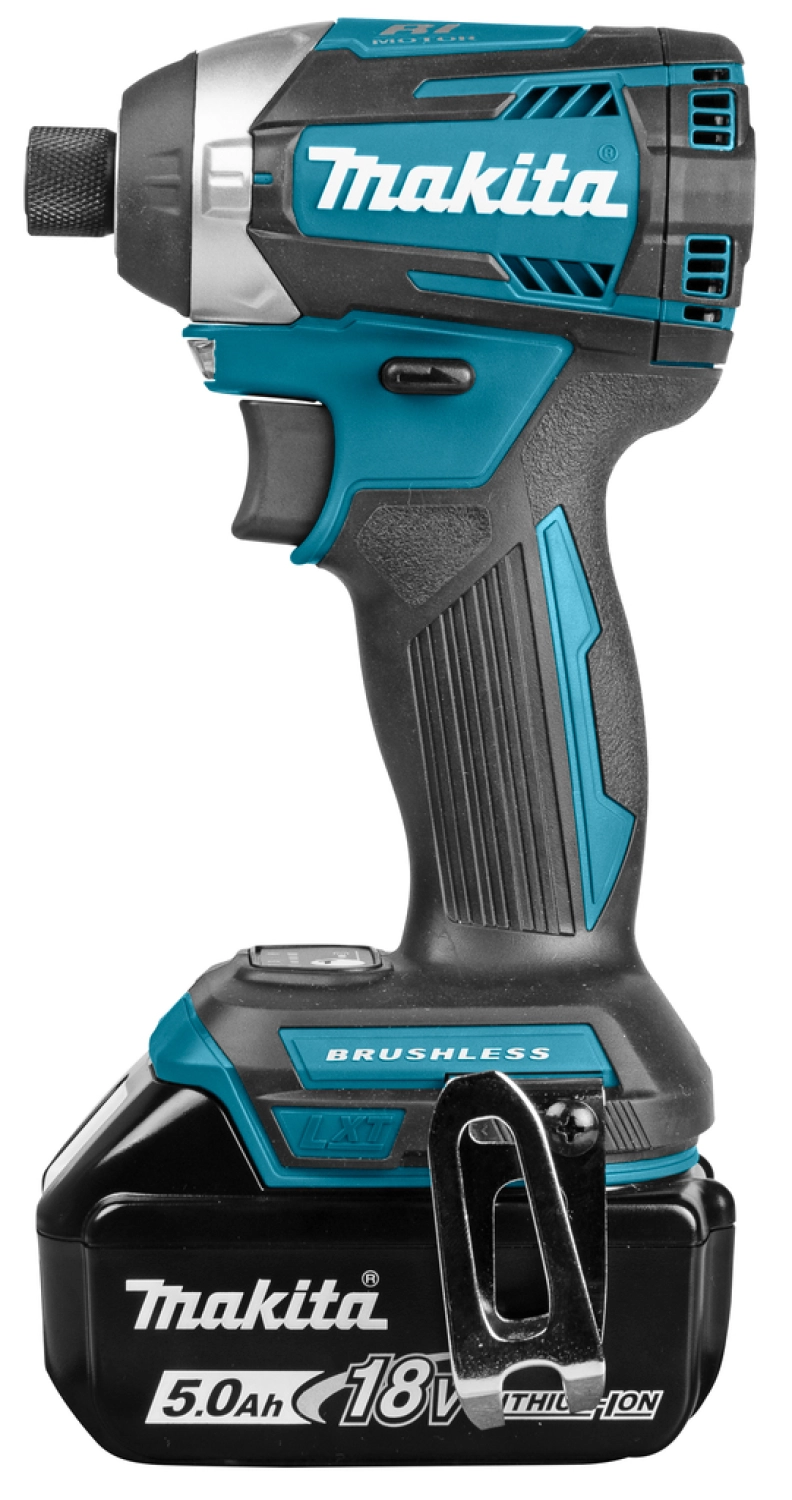 Makita DTD154RTJ 18V Li-Ion accu slagschroevendraaier set (2x 5.0Ah accu) in Mbox - koolborstelloos