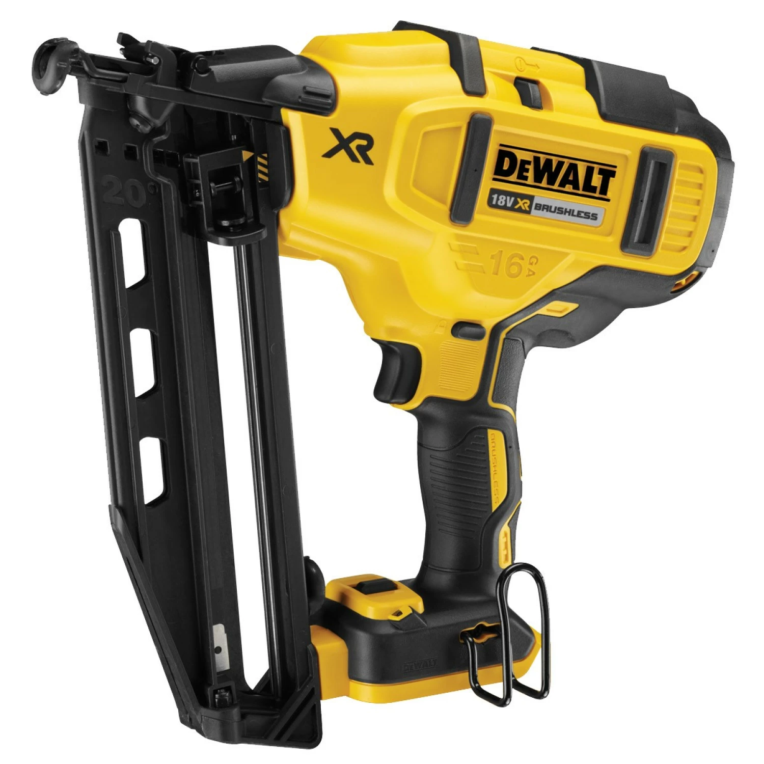 DeWALT DCN660N-XJ 18V Li-ion XR Accu Afwerktacker Body - 32-63mm - 16 Gauge - Koolborstelloos