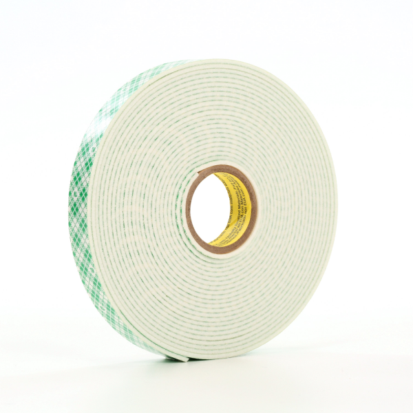 3M 4026 Dubbelzijdige Schuim Tape Crèmewit - 19 Mm X 50 M X 0.2 Mm