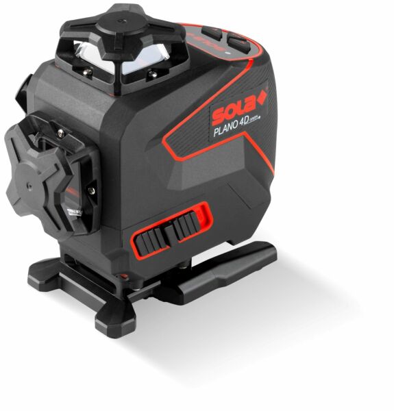 Sola PLANO 4D GREEN 360° Kruislijnlaser Set In Koffer - Groen - 4x 30m - Detailed view of the product