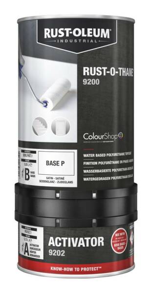 Rust-Oleum 9200 Rust-O-Thane - Op Kleur Gemengd - 5L (Incl. Activator)