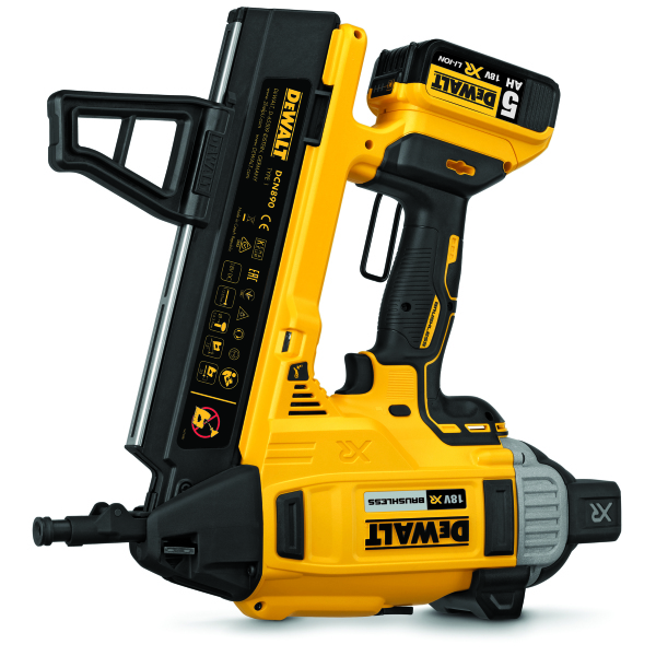 DeWALT DCN890N-XJ 18V Li-ion XR Accu Betontacker Body - Koolborstelloos - Detailed view of the product