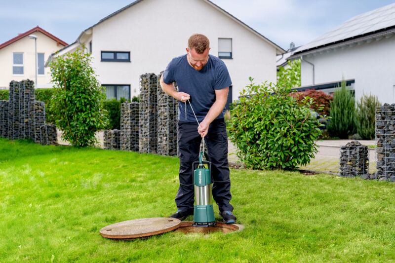 Metabo TDPA 6200/4 Inox Vuilwater Dompelpomp - 1100W - 12M - 6200 L/h - Detailed view of the product