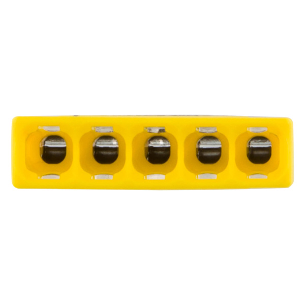 Wago 2273-205 Lasklem 5-polig - 5-gaats - 5 X 0.5 - 2.5mm² - Transparant-geel (100st) - Detailed view of the product