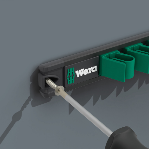 Wera 05136413001 9610 Joker Magneetstrip Voor 11 Steeksleutels - 30x370mm - Detailed view of the product