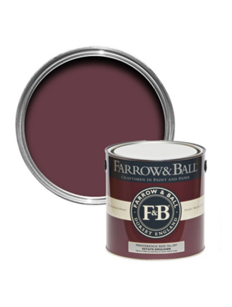 Farrow&Ball Estate Eggshell Preference Red No.297 - 5L afbeelding