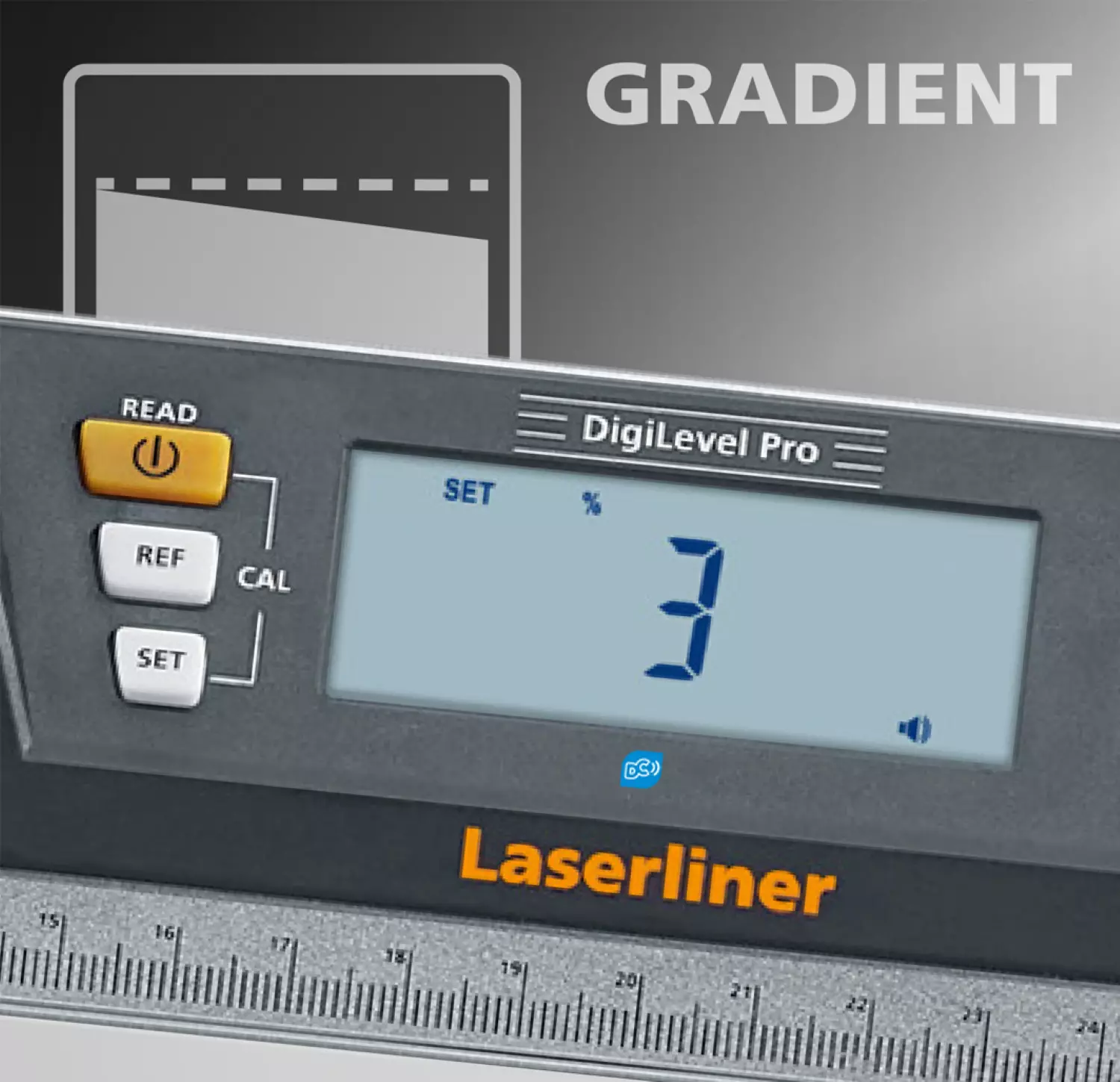 Laserliner DigiLevel Pro 120 Digitale Waterpas In Tas - Magnetisch - Bluetooth - 1200mm thumbnail 3