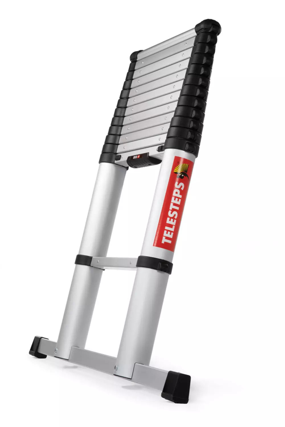 Telesteps Telescoopladder Eco Line 12 treden met stabiliteitsbalk