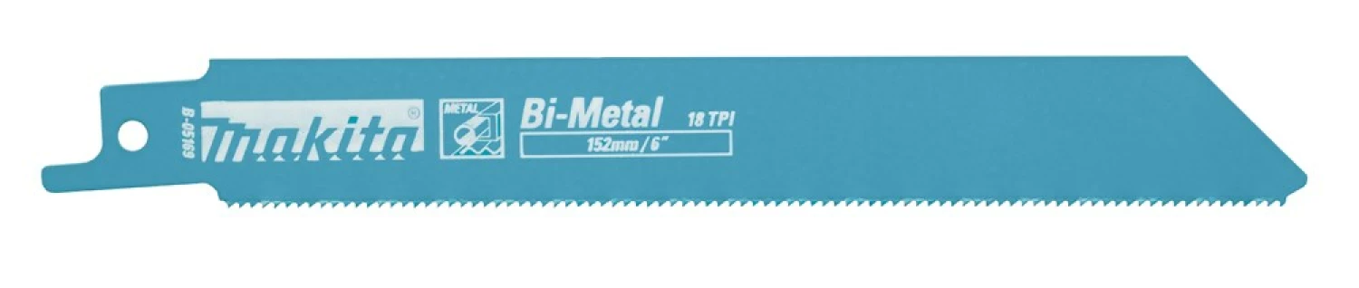 Makita B-05169 Reciprozaagbladen - 152 X 1,4mm - Metaal (5st)