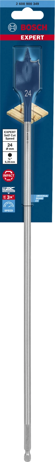 Bosch 2608900349 EXPERT Speedboor Self Cut Speed - Zeskantschacht - 24x400mm thumbnail 2
