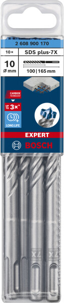 Bosch 2608900170 EXPERT Hamerboor SDS Plus-7X 10st 10x100x165mm - Detailed view of the product