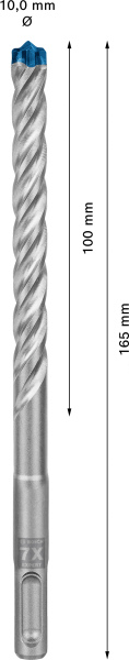 Bosch 2608900170 EXPERT Hamerboor SDS Plus-7X 10st 10x100x165mm - Detailed view of the product