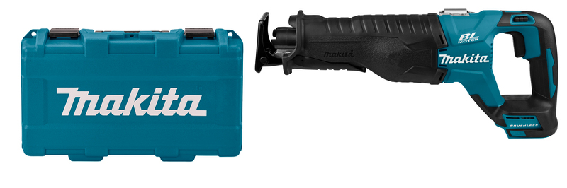 Makita DJR187ZK 18V Li-Ion Accu Reciprozaag Body In Koffer - Snelwissel - Variabel - Koolborstelloos