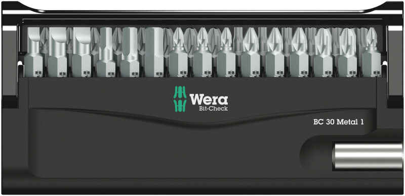 Wera Bit-Check 30 Metal 1 SB, 30-delig - 05057440001