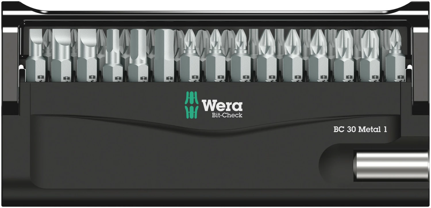Wera 05057440001 30-delige Bit-Check 30 Metal 1 SB Set