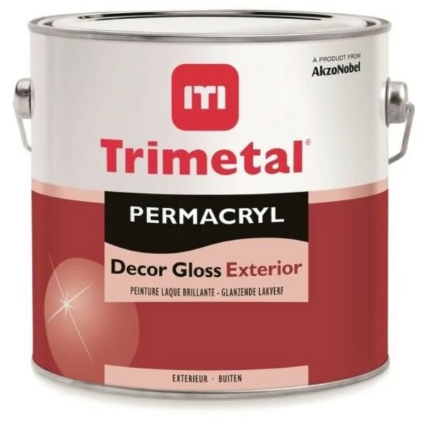 Trimetal Permacryl Decor Exterior Gloss 1 Ltr Basis AW