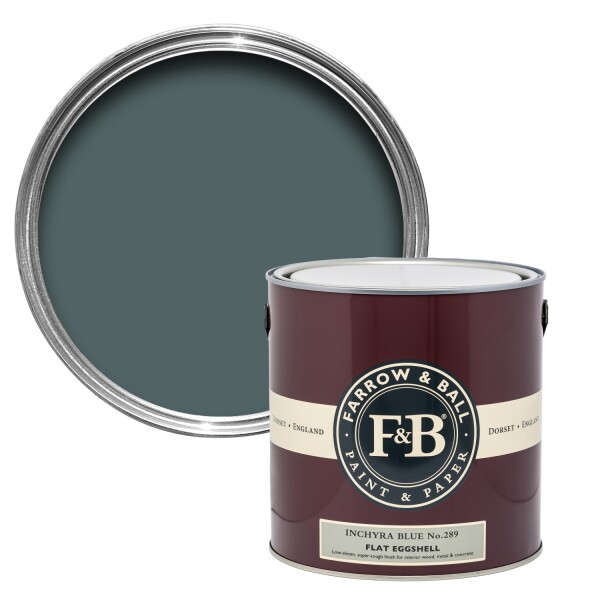 Farrow&Ball Flat Eggshell Inchyra Blue No.289 - 2,5L afbeelding