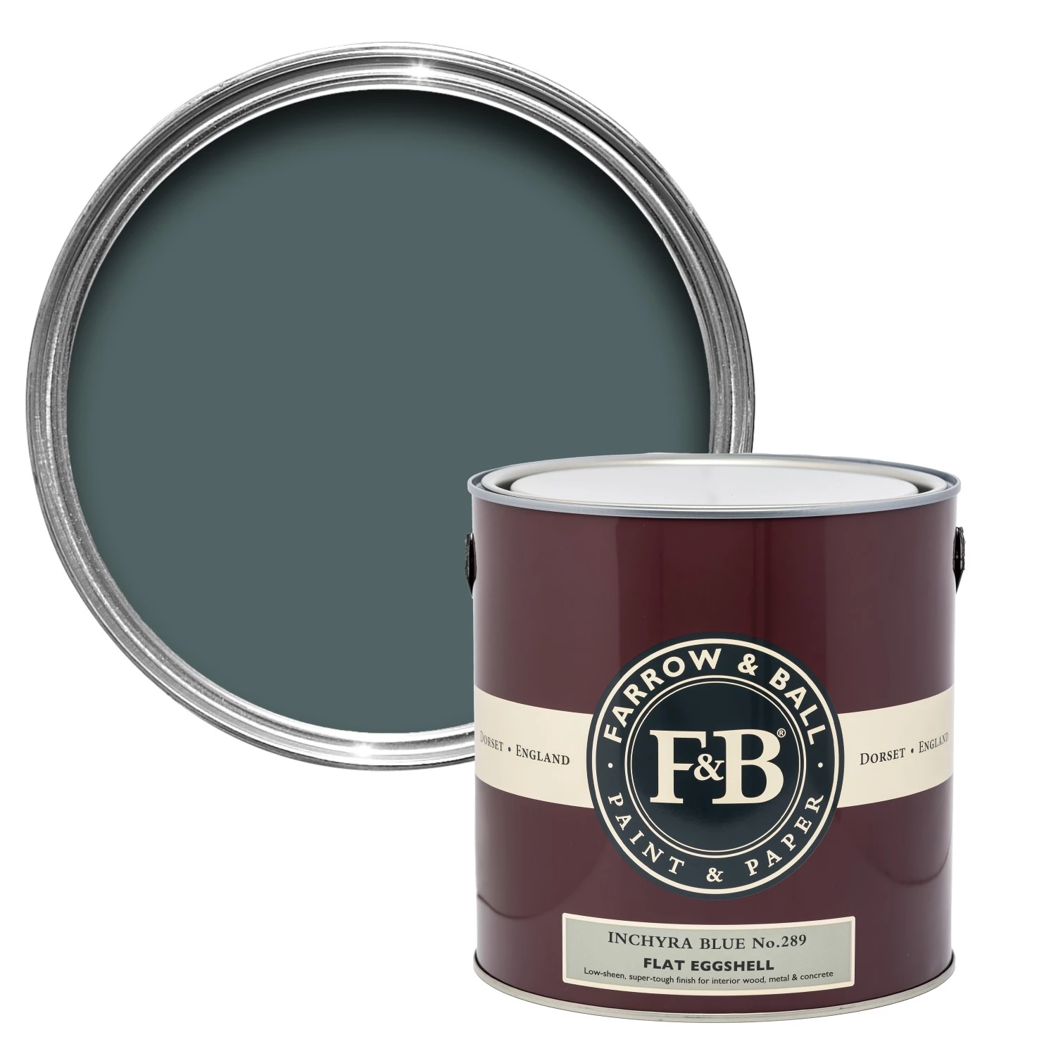 Farrow&Ball Flat Eggshell Inchyra Blue No.289 - 2,5L