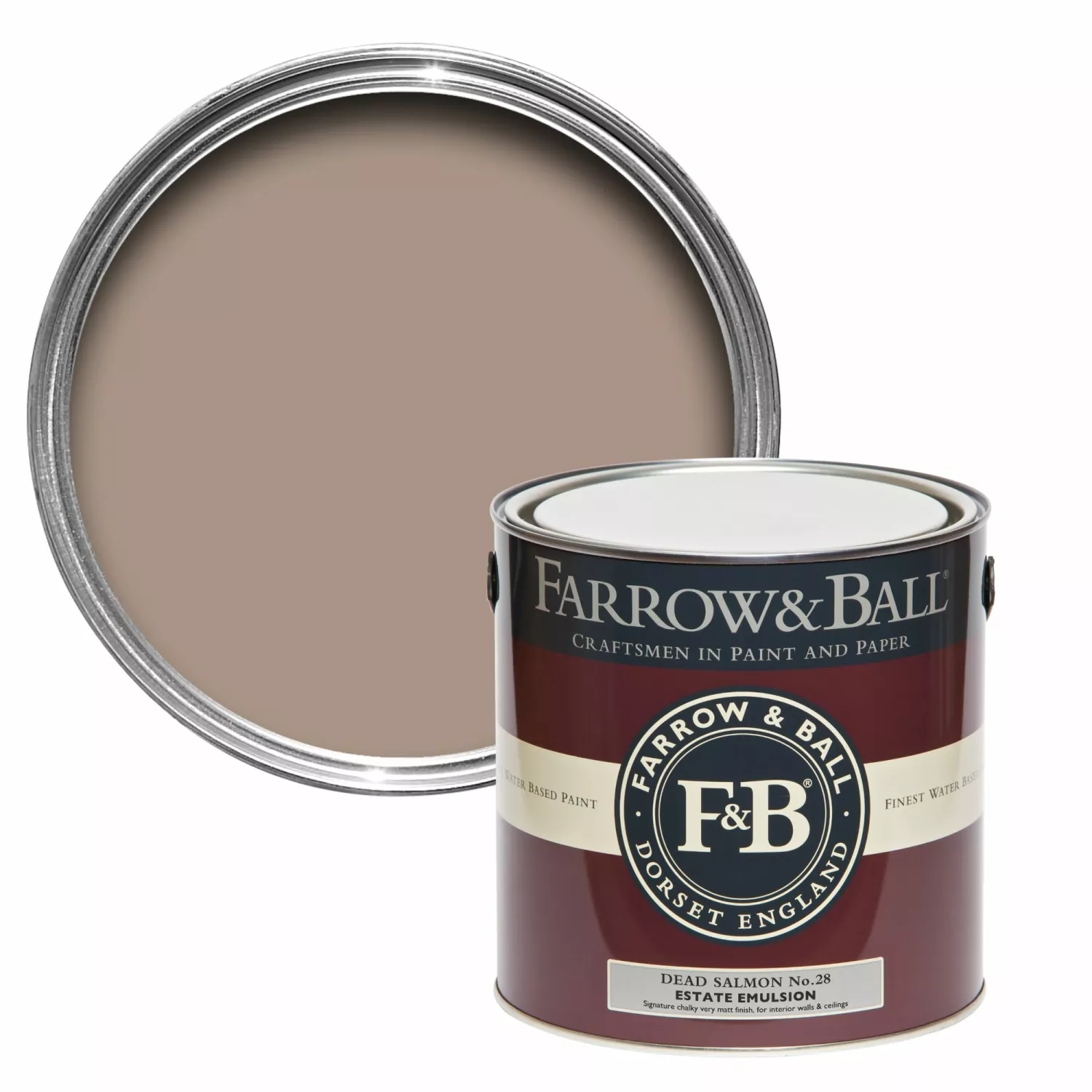 Farrow&Ball Modern Eggshell Dead Salmon No.28 - 0,75L