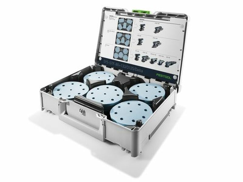 Festool SYS-STF-80x133/D125/Delta Systainer³ - 6 Vakken - Detailed view of the product