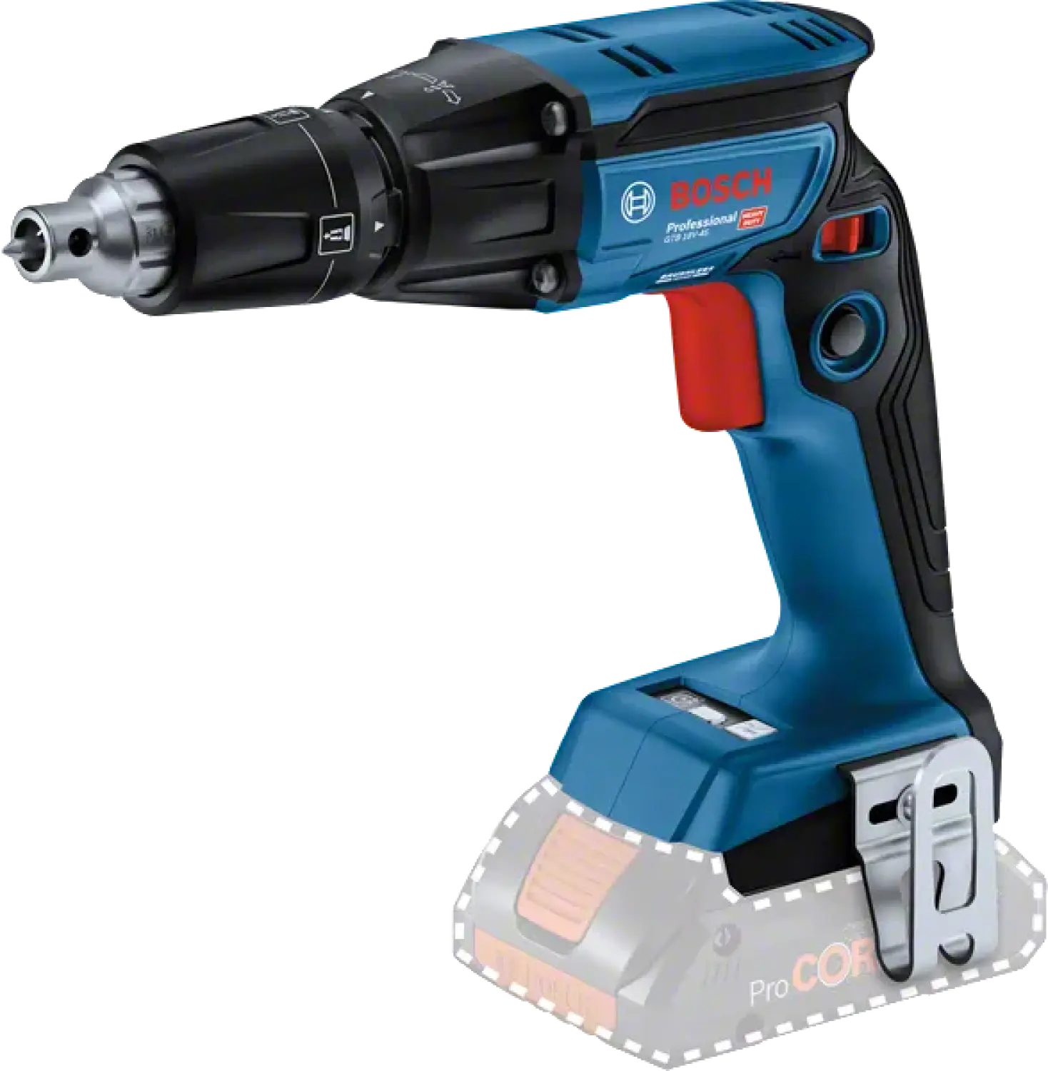 Bosch Professional GTB 18V-45 Accu Droogbouwschroevendraaier 18V Basic Body in L-Boxx - 06019K7001