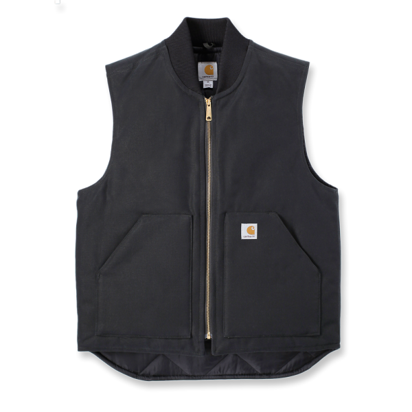Carhartt Insulated Rib Collar Vest Black - 3XL