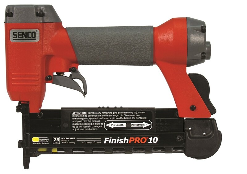 Senco FinishPro10 TF Pneumatische Micropin Tacker In Koffer - 12-25 Mm - 4,8-6,5 Bar