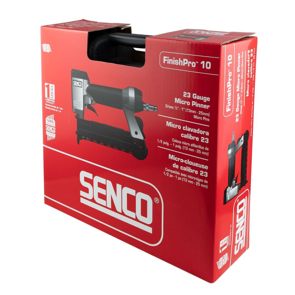 Senco FinishPro10 TF Pneumatische Micropin Tacker In Koffer - 12-25mm - 4,8-6,5 Bar - Detailed view of the product