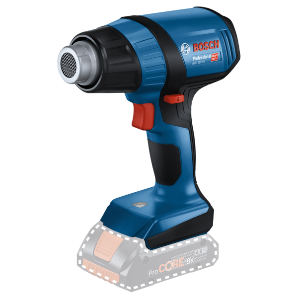 Bosch GHG 18V-50 18V Li-ion Accu Heteluchtpistool Body - Detailed view of the product