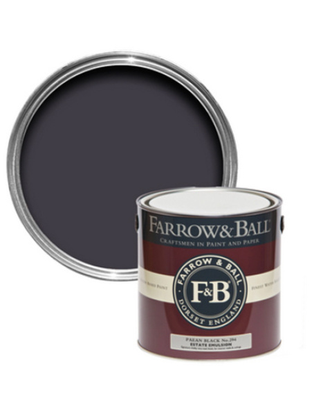 Farrow&Ball Modern Eggshell Paean Black No. 294 - 0,75L afbeelding
