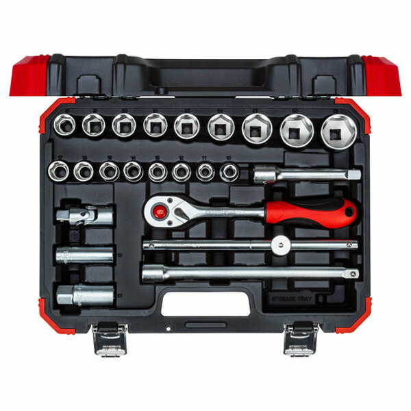 Gedore RED R69003024 24-delige Dopsleutelset - 1/2''
