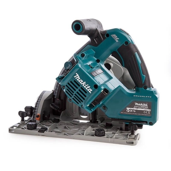 Makita DSP600PT2J1 36V (2x 18V) Li-Ion Accu Invalzaag Set (2x 5,0Ah Accu) In Mbox Incl. Geleiderail - 165 X 20mm - Koolborstelloos - Detailed view of the product
