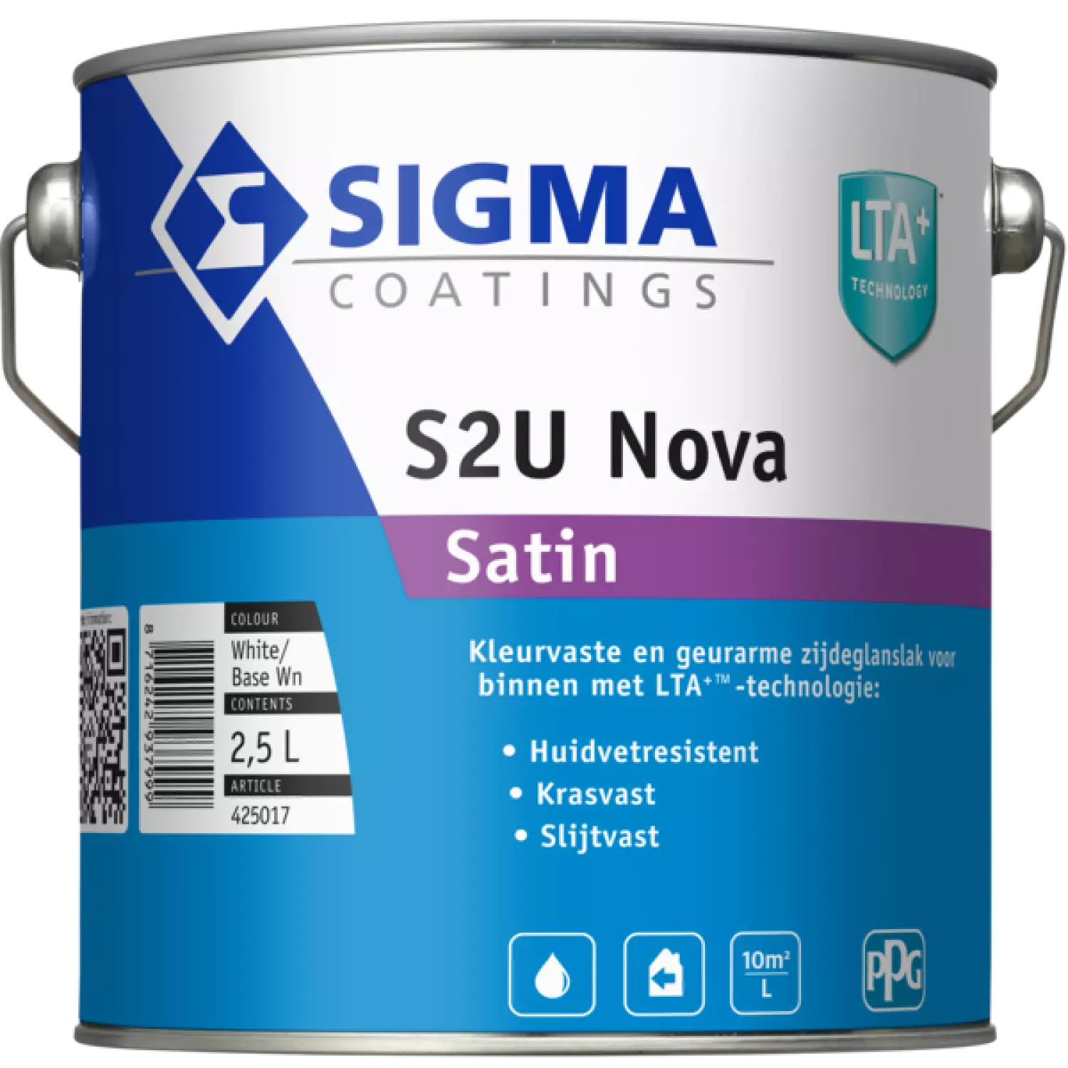 Sigma S2U Nova Satin - Op Kleur Gemengd - 2,5L - Lak