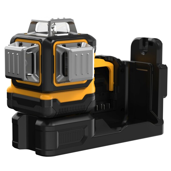 DeWALT DCE089D1G18 12V / 18V Li-ion Accu Zelfnivellerende 3x 360 Graden Kruislijnlaser Set (1x 2.0Ah Accu) In Koffer - 3 Lijnen - 30m - Groen - Detailed view of the product