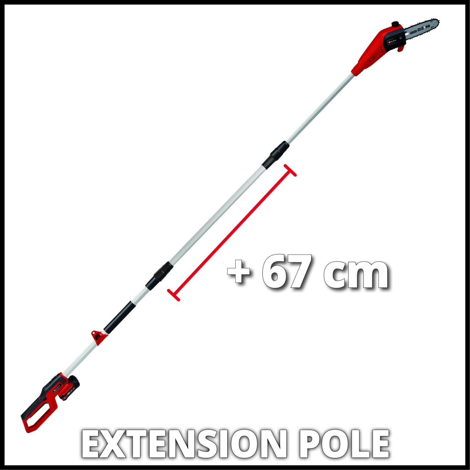 Einhell GC-LC 18/20 Li T Solo 18V Li-Ion Accu Kettingzaag Body - 20cm thumbnail 4