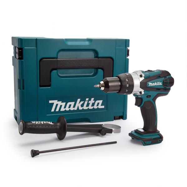 Makita DHP458ZJ 18V Li-Ion Accu Klopboor-/schroefmachine Body In Mbox EAN: 88381653862