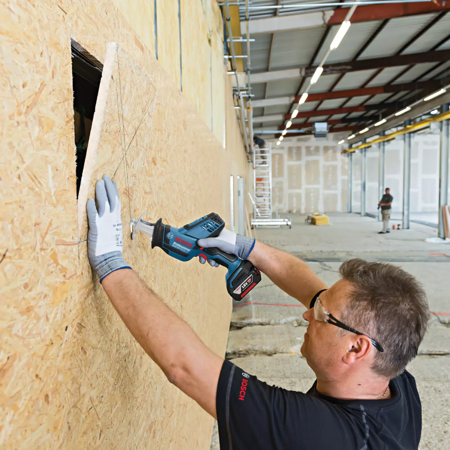 Bosch GSA 18 V-LI C 18V Li-Ion Accu Reciprozaag Body In L-Boxx - Snelwissel thumbnail 4